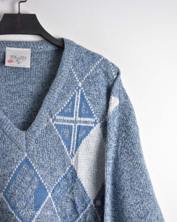 بافت وینتیج آبی New Era