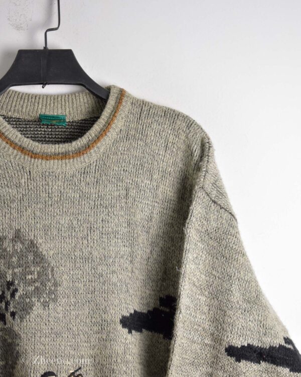 بافت وینتیج طرح گلف چند رنگ Canda