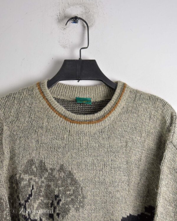 بافت وینتیج طرح گلف چند رنگ Canda