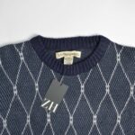 بافت وینتیج سرمه ای Munsingwear