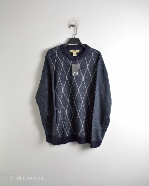 بافت وینتیج سرمه ای Munsingwear