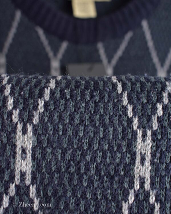 بافت وینتیج سرمه ای Munsingwear