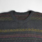 بافت وینتیج نوک مدادی طرح دار