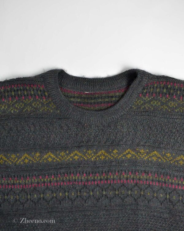 بافت وینتیج نوک مدادی طرح دار