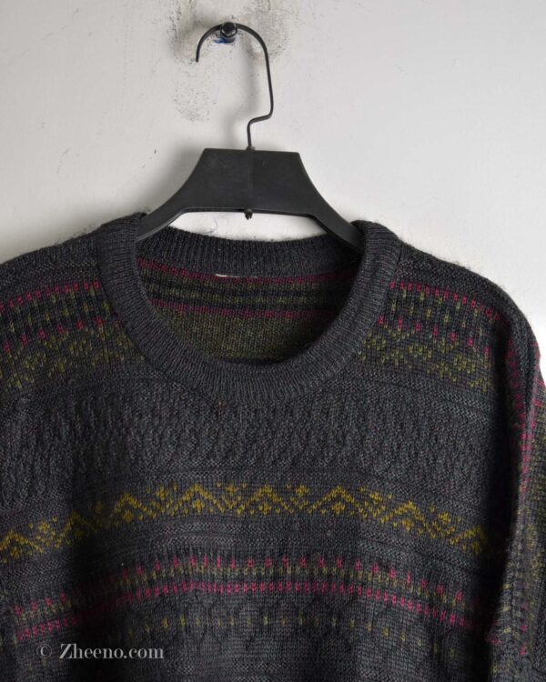 بافت وینتیج نوک مدادی طرح دار