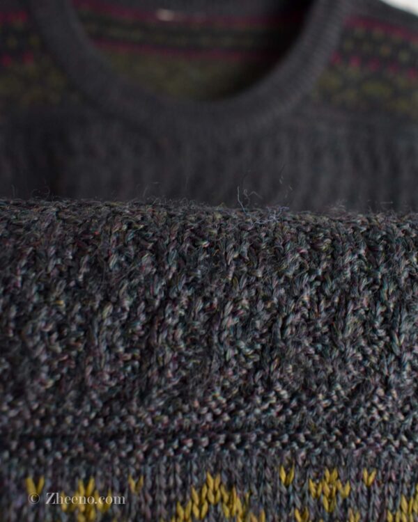 بافت وینتیج نوک مدادی طرح دار