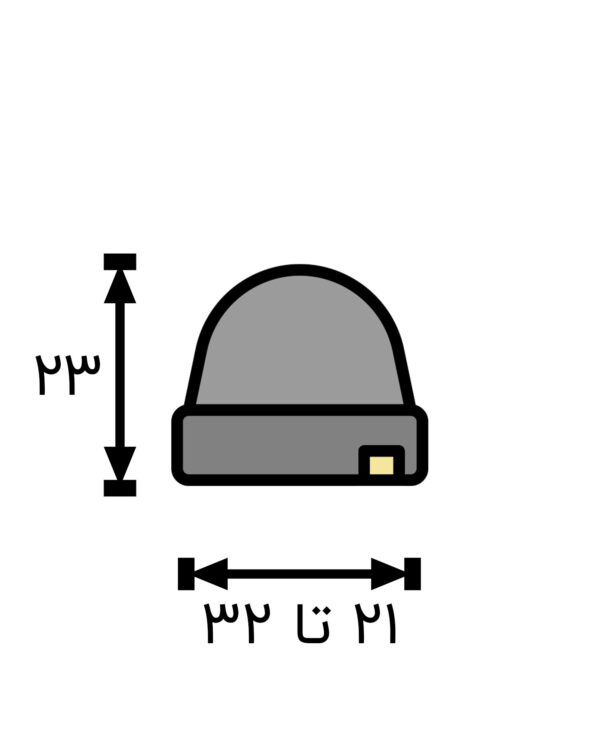 کلاه بافت قهوه ای نایکی - Image 7