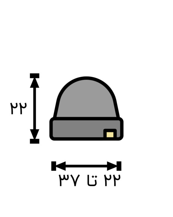 کلاه بافت سرمه ای نایکی - Image 7