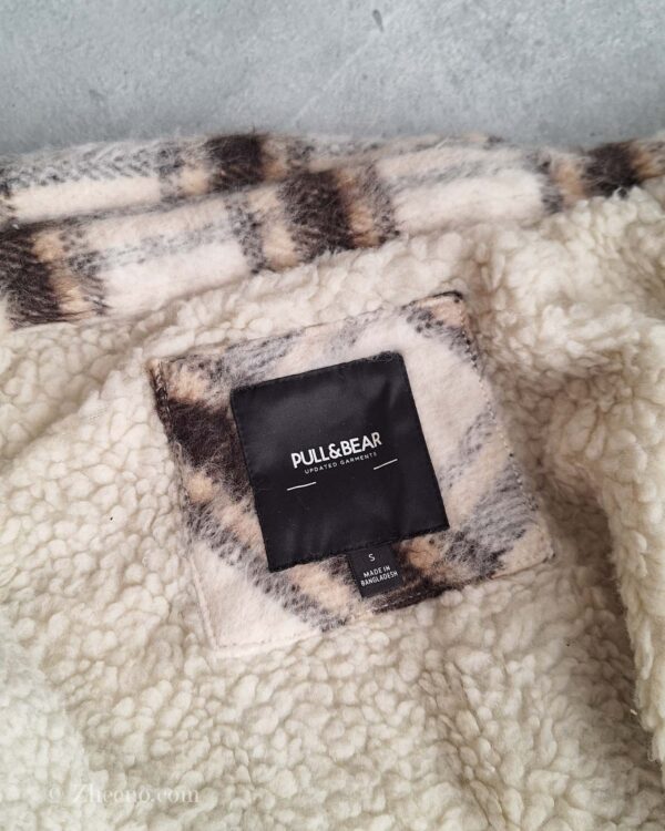 پیراهن پشمی ضخیم تو کرکی Pull&Bear - کد 2 - Image 6