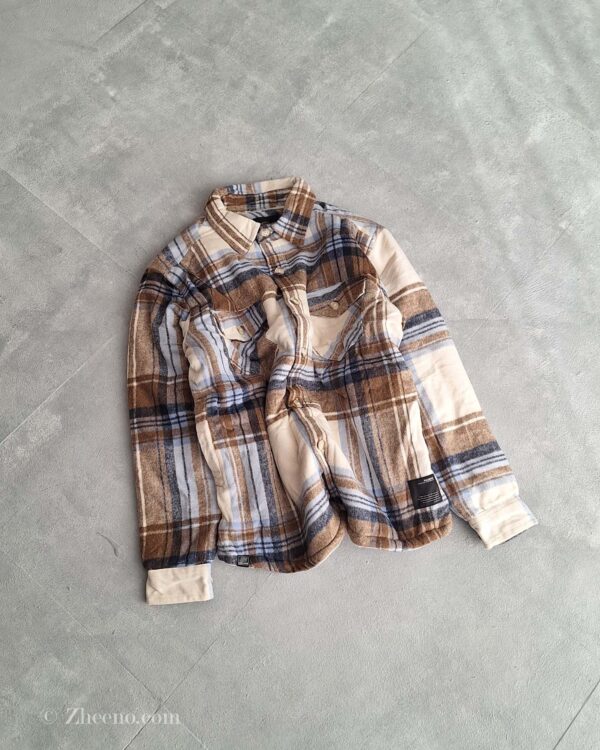 پیراهن پشمی ضخیم تو کرکی Pull&Bear - کد 3