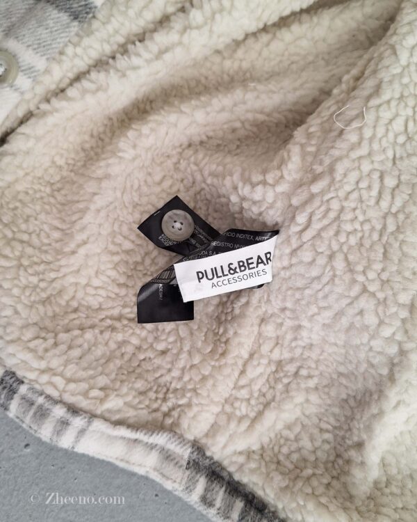 پیراهن پشمی ضخیم تو کرکی Pull&Bear - کد 5 - Image 3