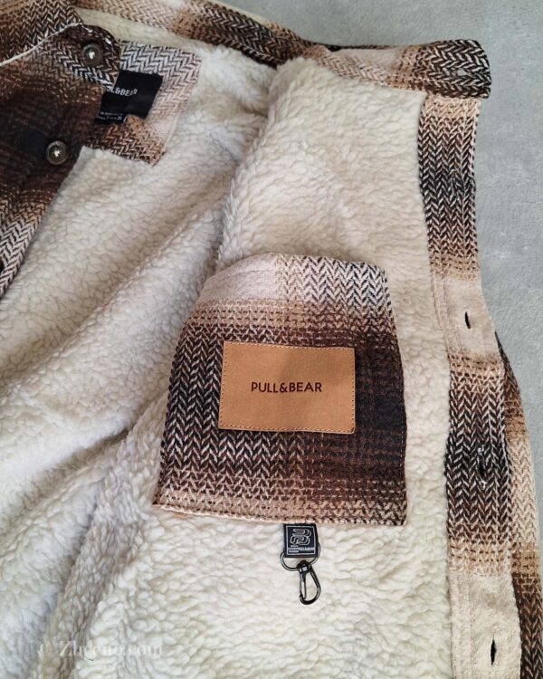 پیراهن پشمی ضخیم تو کرکی Pull&Bear - کد 11 - Image 4
