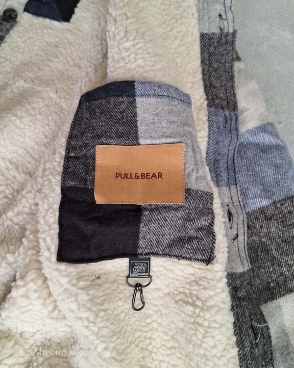پیراهن پشمی ضخیم تو کرکی Pull&Bear - کد 8 - Image 3