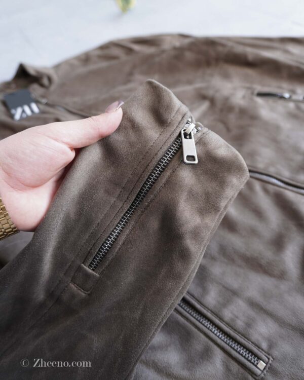 جکت چرم جیر ماشی - Image 3