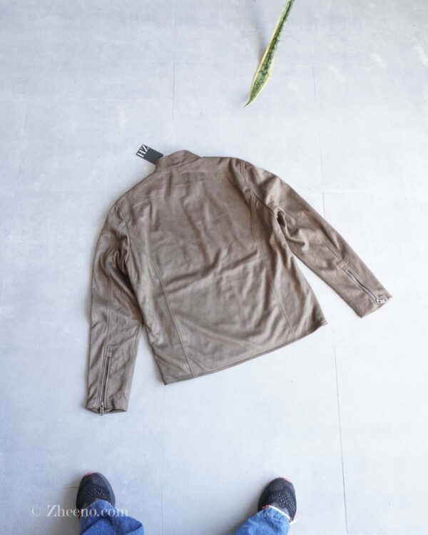 جکت چرم جیر ماشی - Image 5