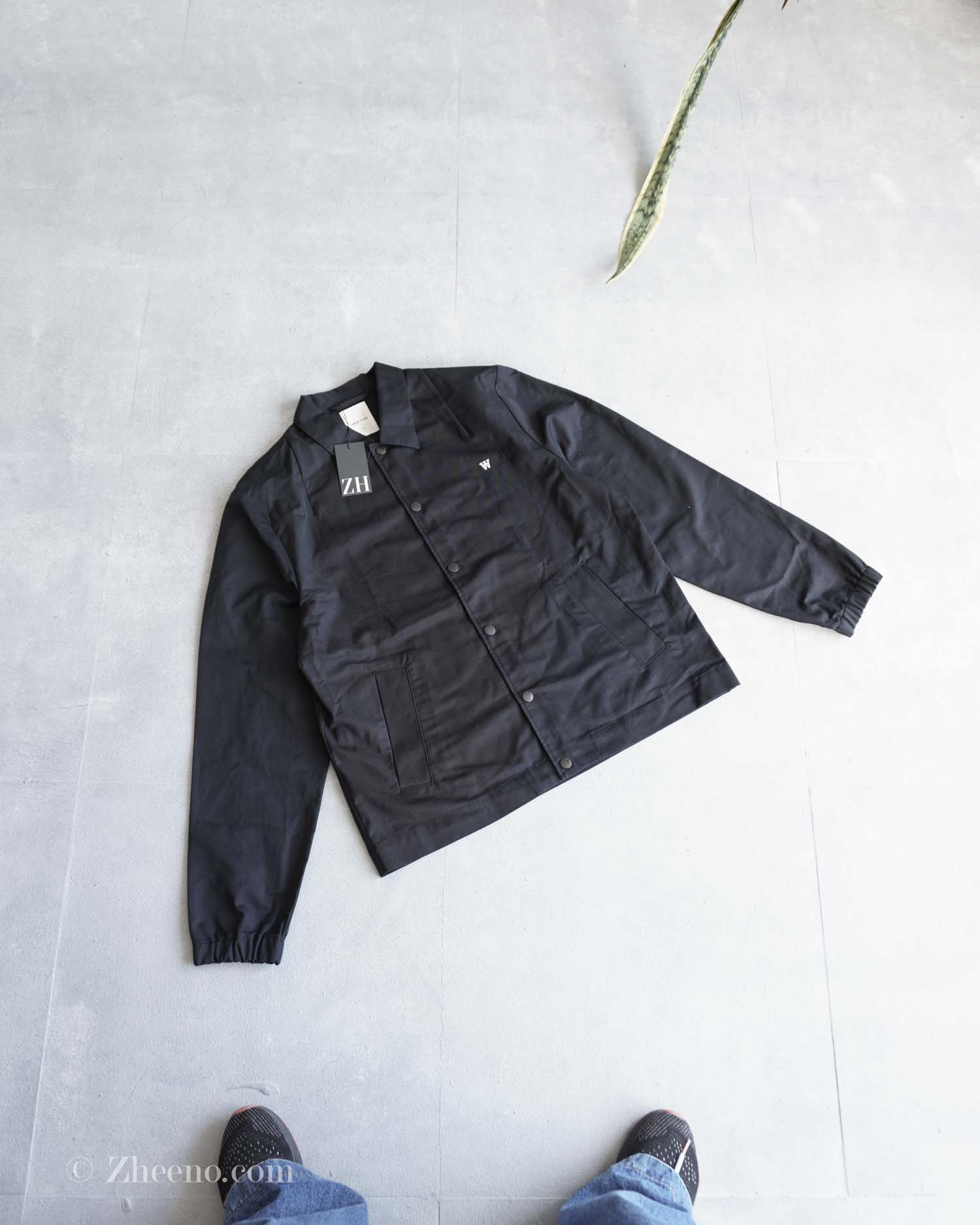 zhj6-1018 جکت مشکی Wood Wood - Image 1