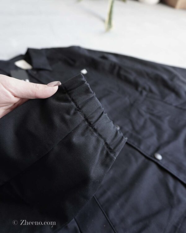 جکت مشکی Wood Wood - Image 3