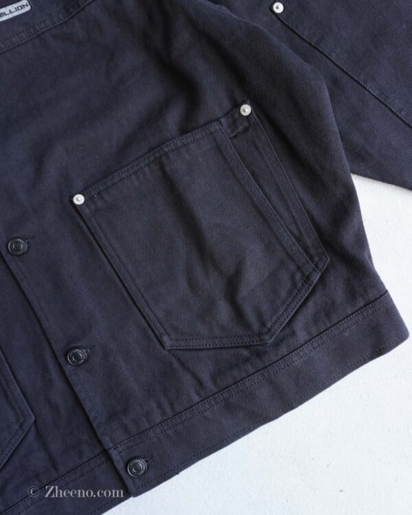 جکت جین مشکی ساده Jack&Jones - Image 3