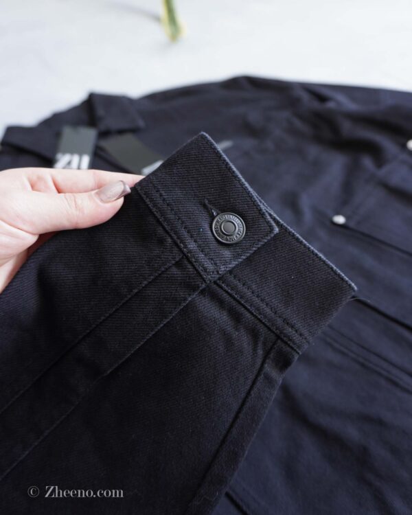 جکت جین مشکی ساده Jack&Jones - Image 4