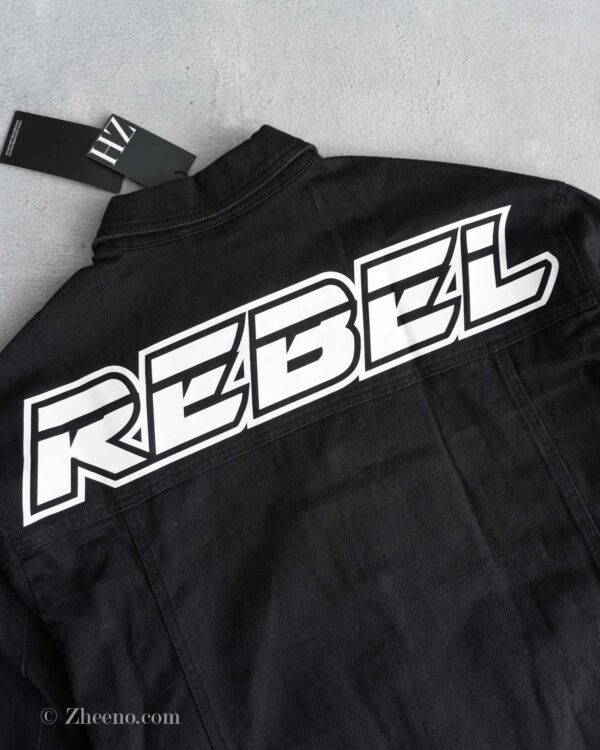 جکت جین مشکی ساده Jack&Jones - Image 7