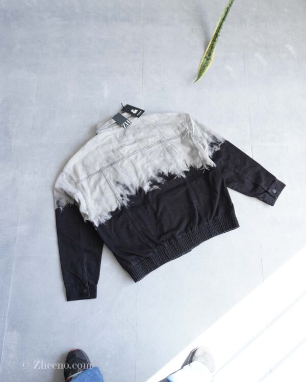 بامبر جکت جین طرح دار دورنگ Jack&Jones - Image 6