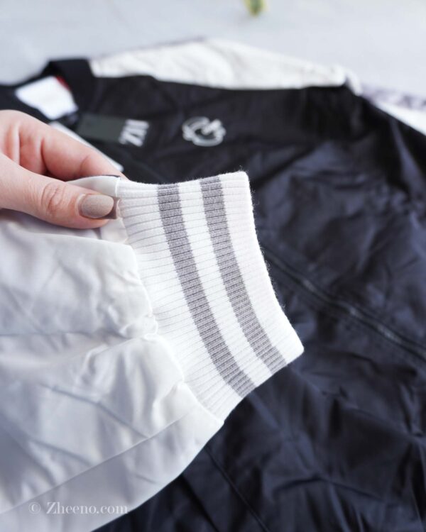 بامبر جکت مشکی آستین سفید Jack&Jones - Image 3