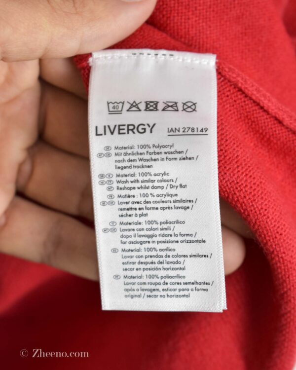 بافت کریسمسی Livergy