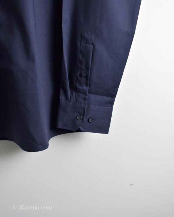 پیراهن نخی آستین بلند سرمه ای تیره Nobel League