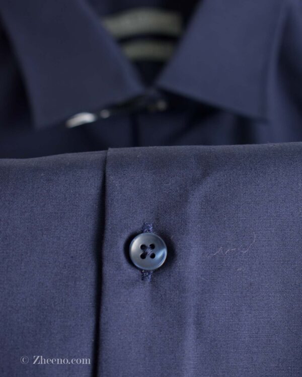 پیراهن نخی آستین بلند سرمه ای تیره Nobel League