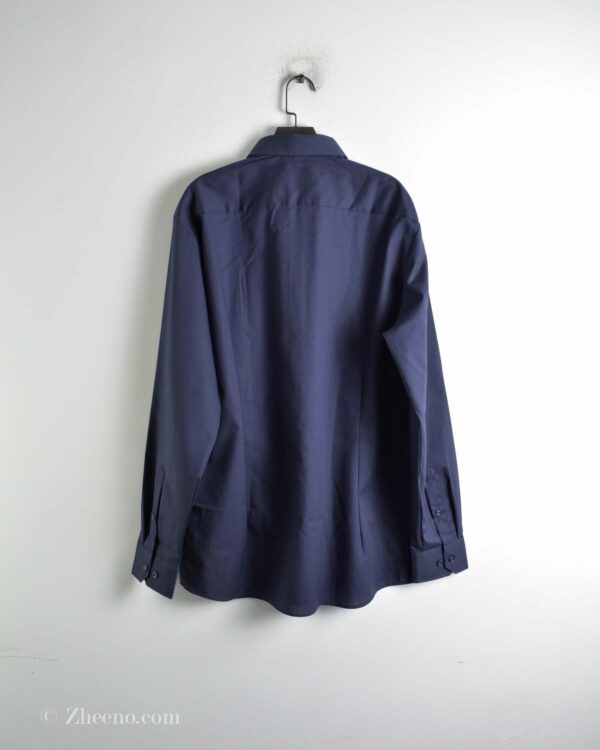 پیراهن نخی آستین بلند سرمه ای تیره Nobel League