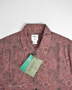 پیراهن نخی آستین بلند طرح دار H&M