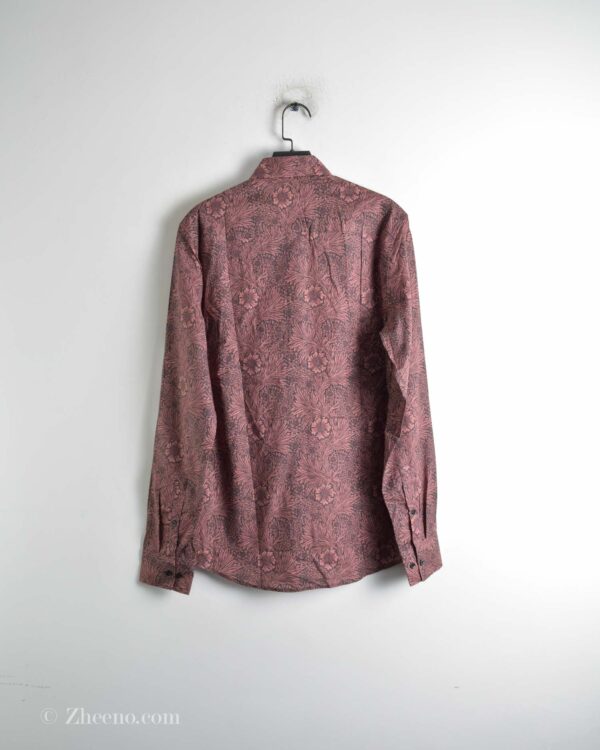 پیراهن نخی آستین بلند طرح دار H&M