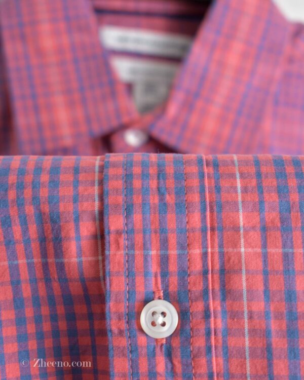 پیراهن نخی آستین کوتاه طرح دار Amazon essential