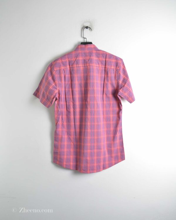 پیراهن نخی آستین کوتاه طرح دار Amazon essential