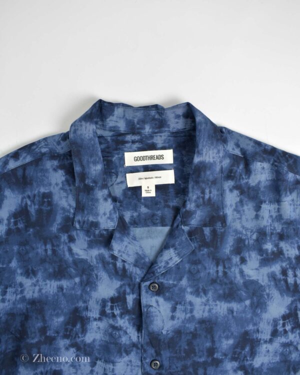 پیراهن هاوایی سرمه ای طرح دار GoodThreads