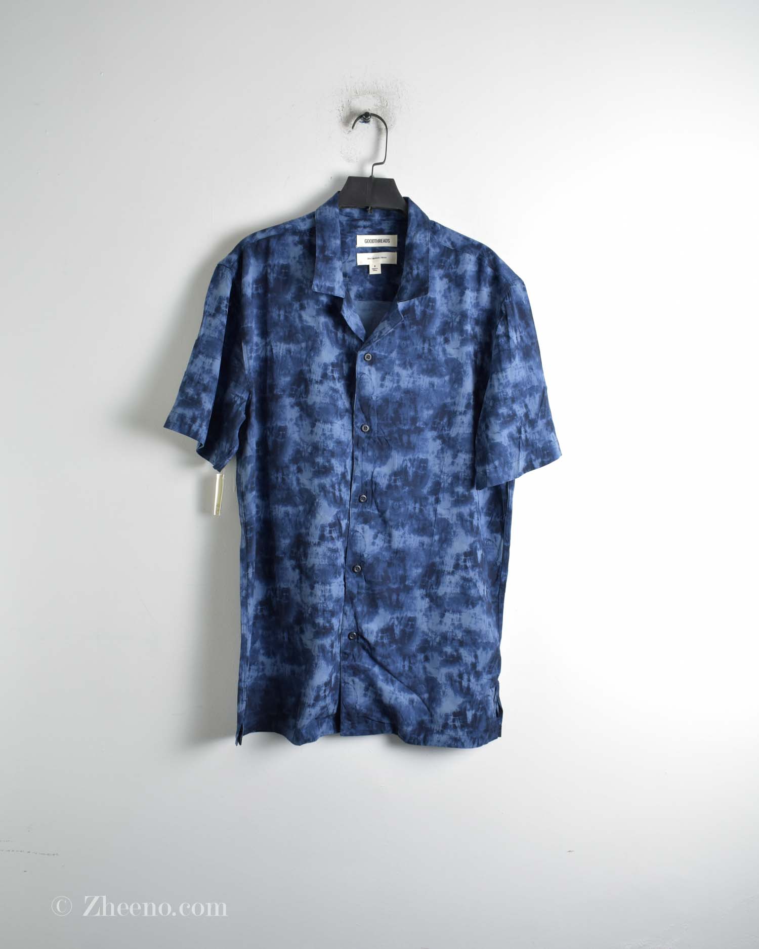 پیراهن هاوایی سرمه ای طرح دار GoodThreads