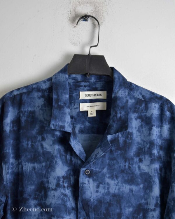 پیراهن هاوایی سرمه ای طرح دار GoodThreads
