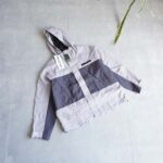 جکت کلاه دار دو رنگ Selected