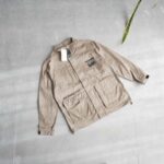 جکت کتان سبز دریایی طرح دار Jack&Jones