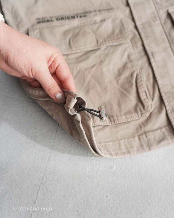 جکت کتان سبز دریایی طرح دار Jack&Jones