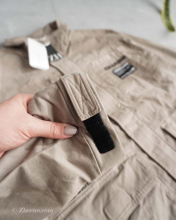 جکت کتان سبز دریایی طرح دار Jack&Jones