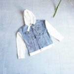 جکت جین کلاه دار دورنگ Jack&Jones