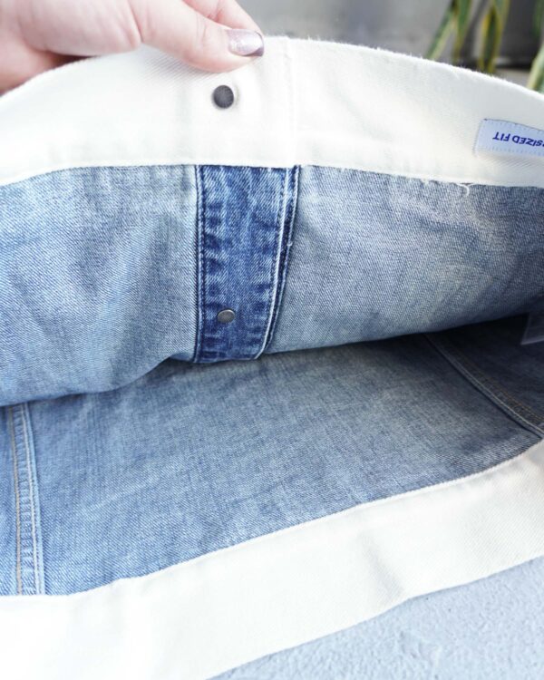 جکت جین کلاه دار دورنگ Jack&Jones