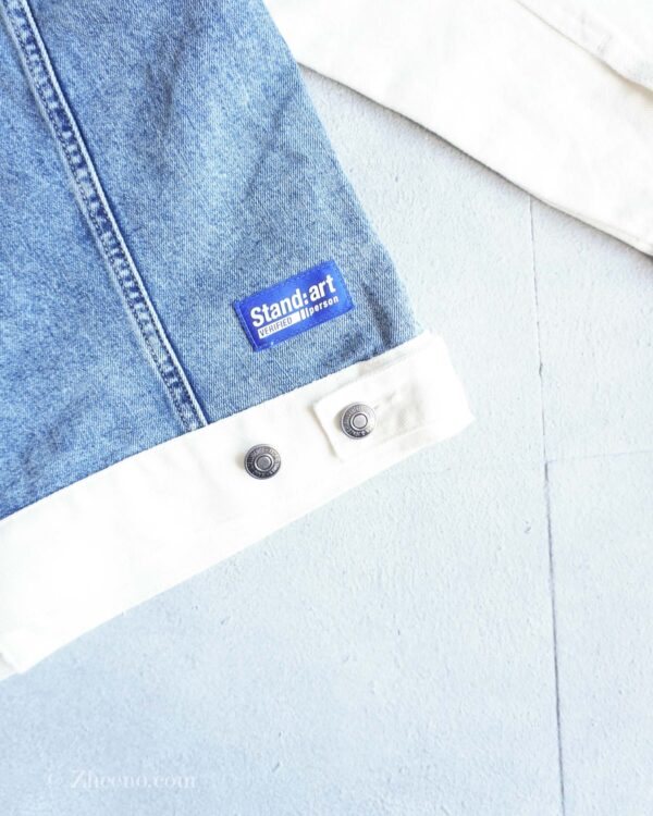 جکت جین کلاه دار دورنگ Jack&Jones