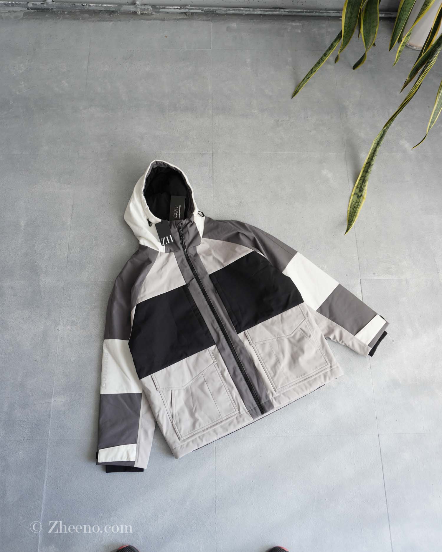 17623276996822069 جکت چند رنگ کلاه دار Jack&Jones