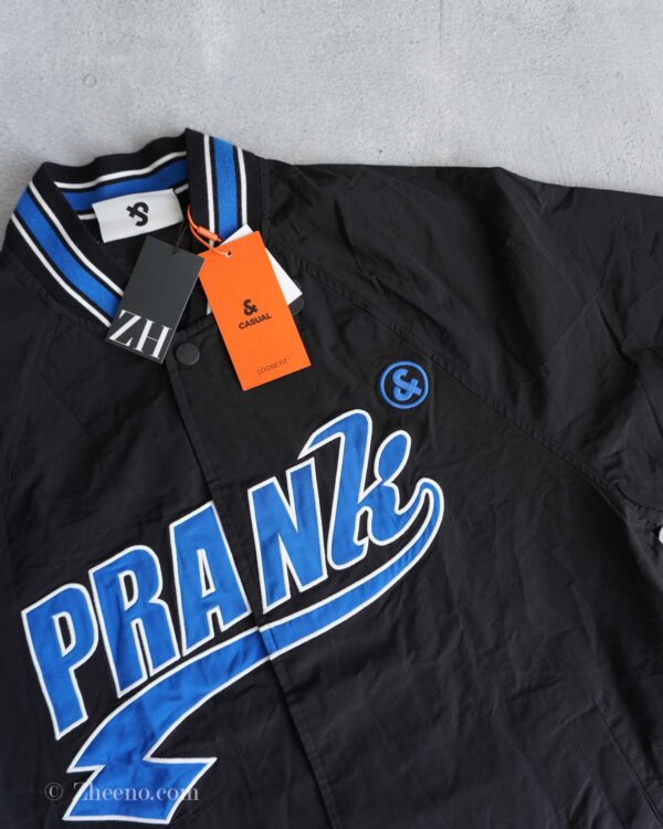 جکت مشکی طرح دار آستین کوتاه Jack&Jones