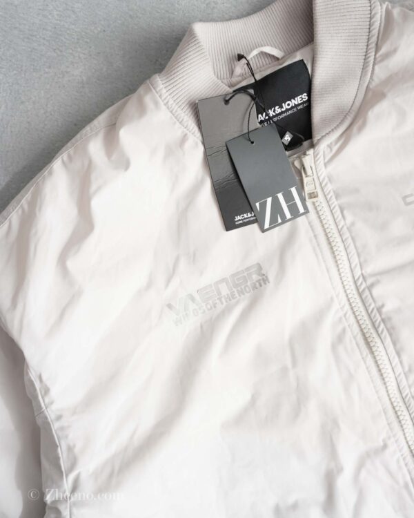 بامبر جکت کرم نوشته دار Jack&Jones