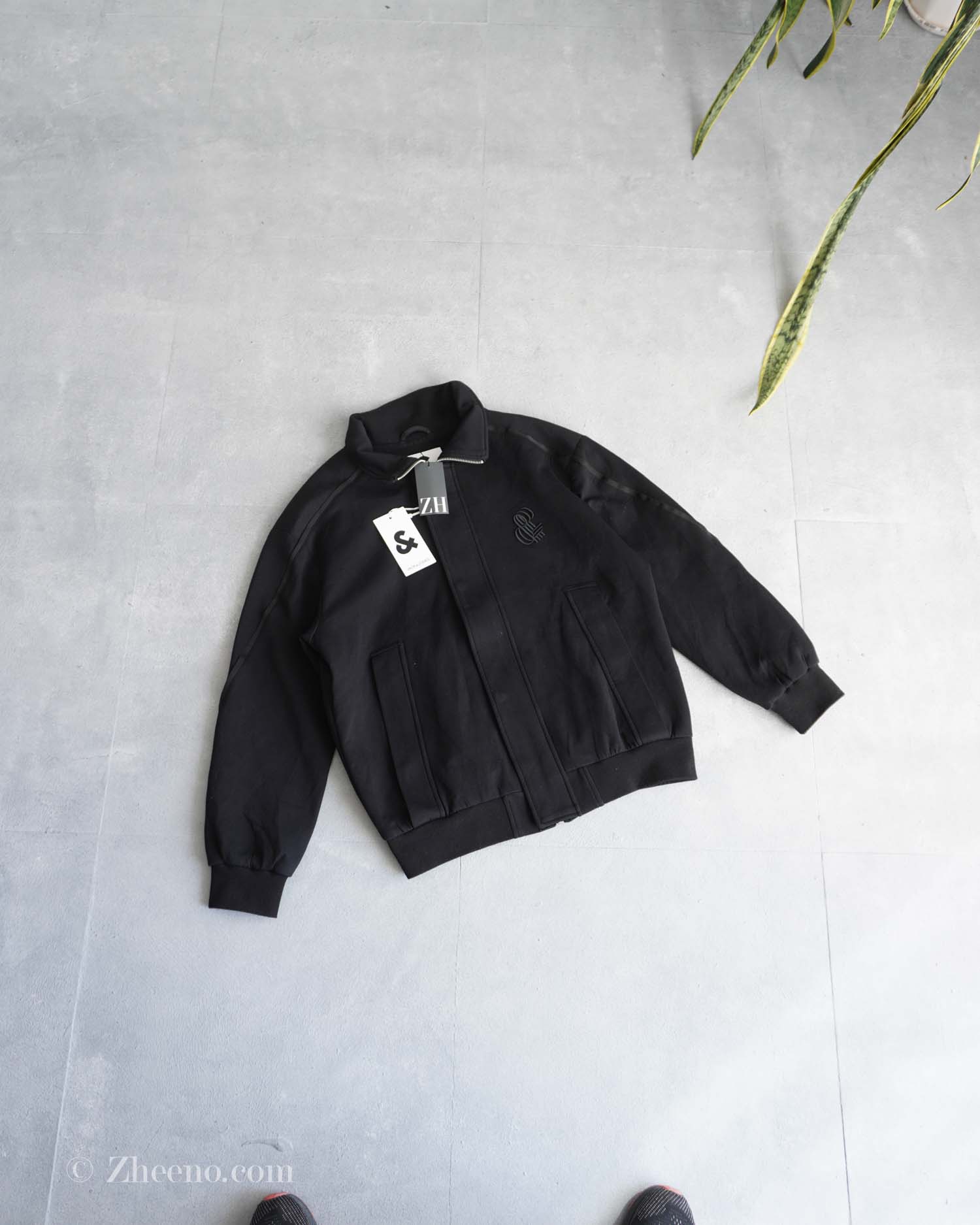 17623281402942068 بامبر جکت مشکی ساده Jack&Jones