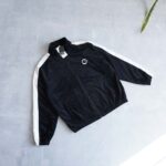 بامبر جکت مخملی مشکی آستین سفید Jack&Jones