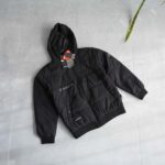 جکت کلاه دار مچ کشی مشکی Jack&Jones